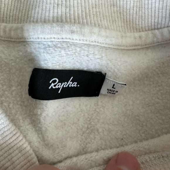 Rapha Logo Crewneck Sweatshirt Large - Picture 5 of 7